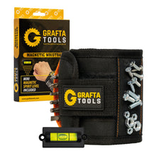 Load image into Gallery viewer, GRAFTA Magnetic Wristband with Mini Spirit Level
